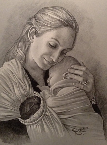 Mother Child Embrace